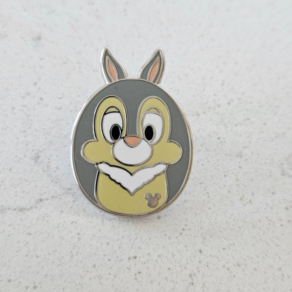 Disney Hidden Thumper‎ Pin Bambi Bunny Rabbit Face Collectible Brooch